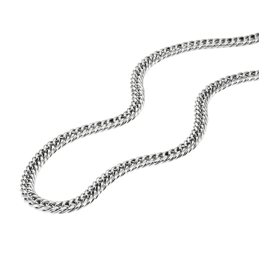 ABRAFO: Chunky Chain in Silver for Women or Men