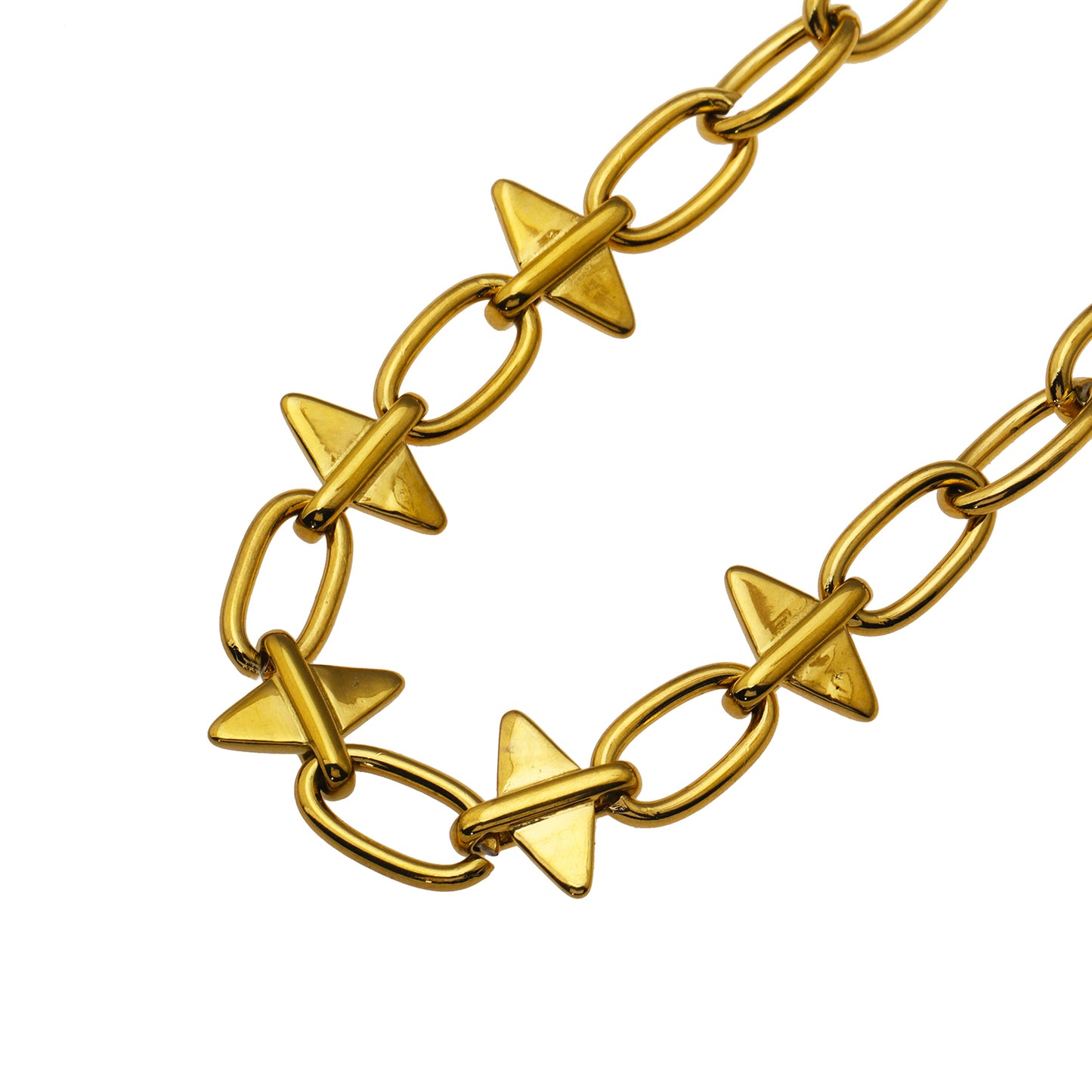 hackney-nine | Style ELLINOR533308: Industrial Chic Diamond Driblet Statement Chain