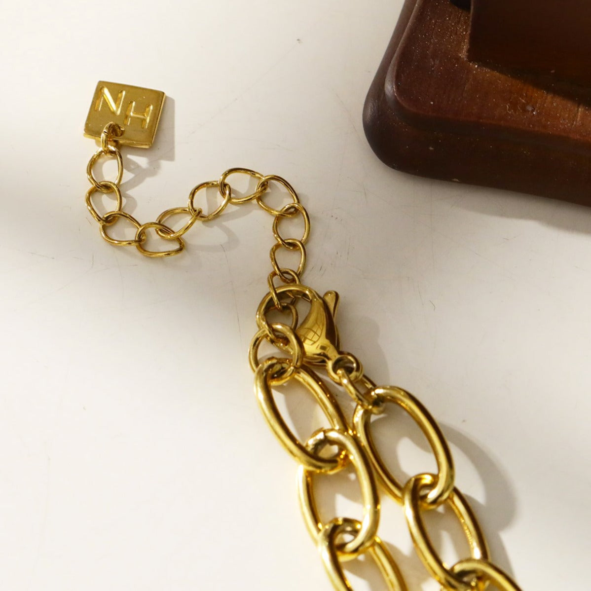 hackney-nine | Style ELLINOR533308: Industrial Chic Diamond Driblet Statement Chain