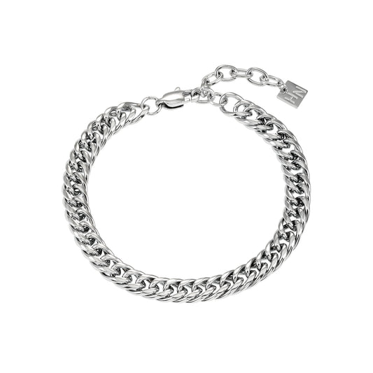 FARAJI: Unisex Chunky Silver Bracelet - Bold & Stylish - Unapologetically You!