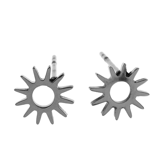 Style EDLA 122220S: 'Starry Night' Stud Earrings Silver.