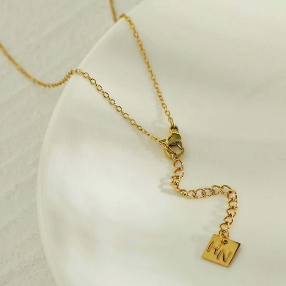 IZABELLA Gold: Vintage Charms Necklace with a Beaded Chain