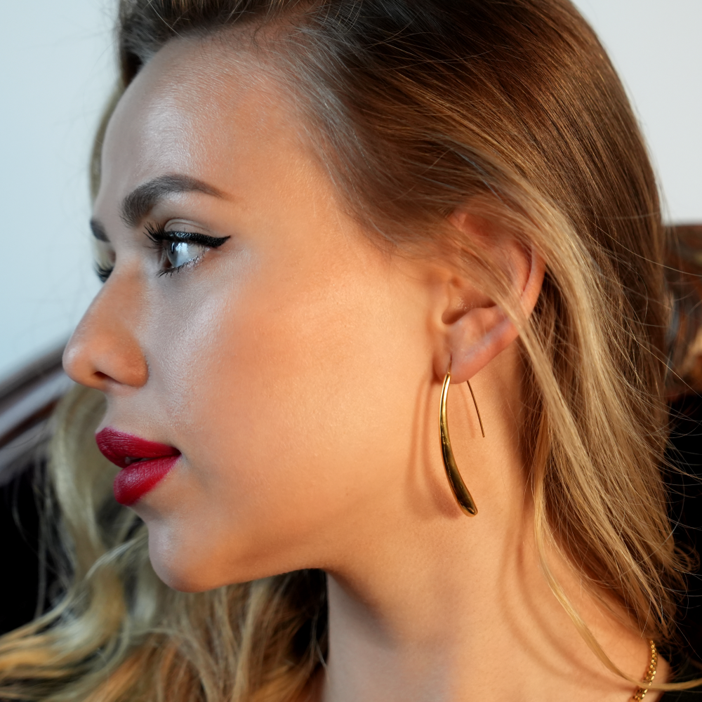 HACKNEY-NINE | Style ADARA 61051: Abstract Elegance-Avant-Garde Geometric Earrings