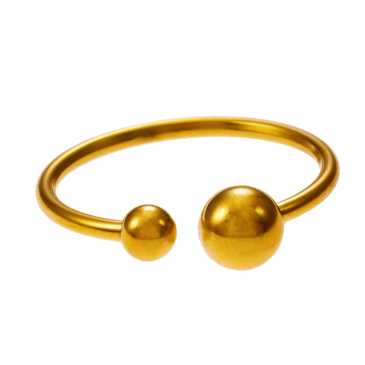Style ALTHEA 7853: Contemporary Essential Ring with Ball Beads.