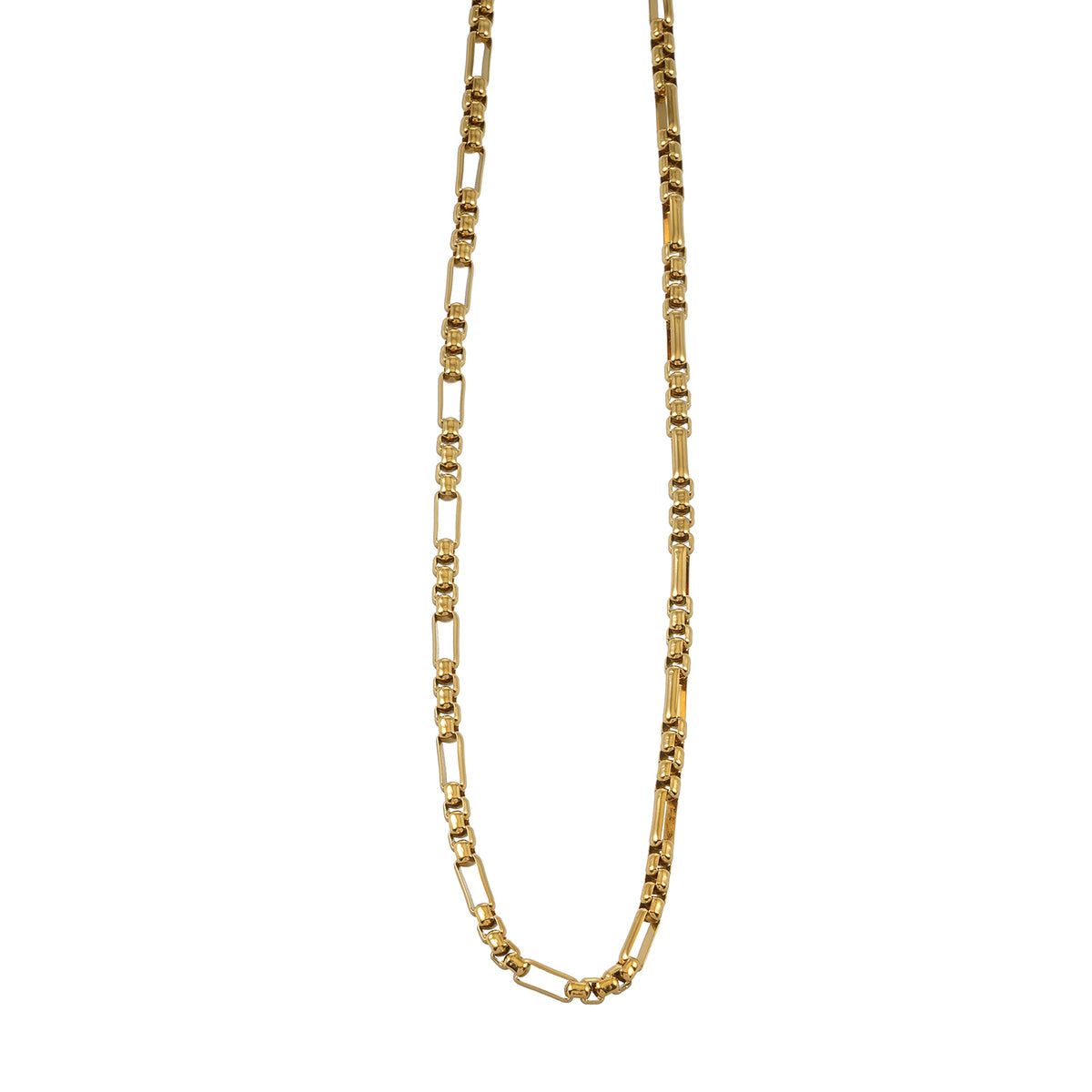 MASINA Gold: Dainty Mixed-Link Chain Bracelet $30
