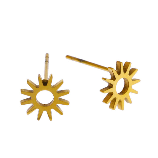 EDLA: 'Starry Night' Stud Earrings Gold