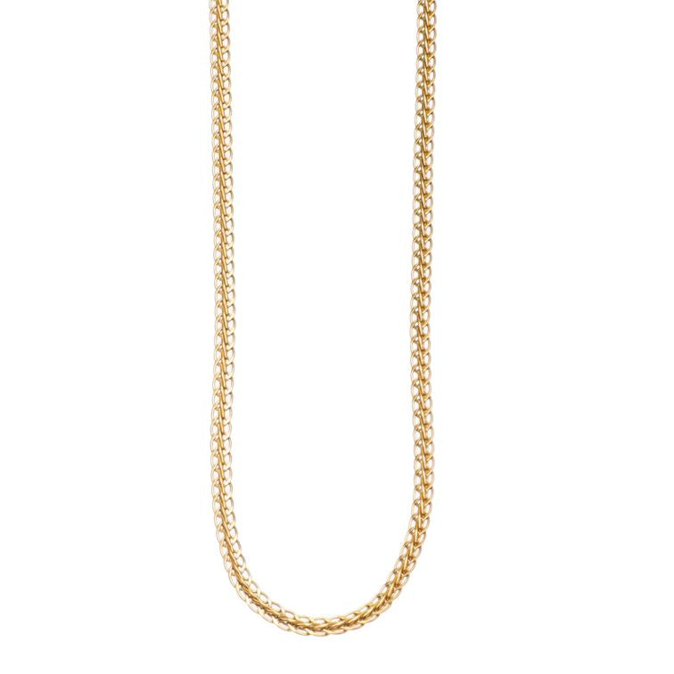 JOSEPHA Mini Textured Dainty Gold Chain