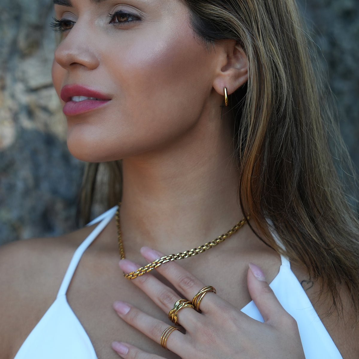 HACKNEY NINE Jewellery-18K Luxe under $50 | Water-Proof | Non-Tarnish