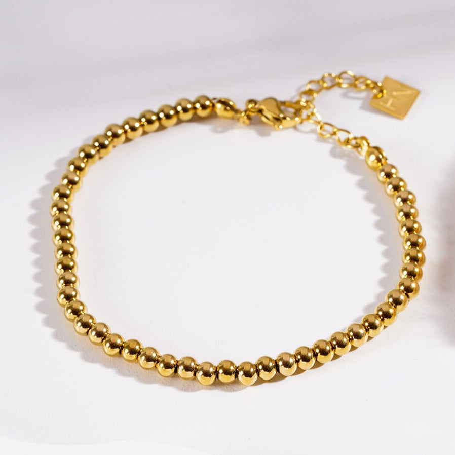 Style MANAMI 4662: Ball-Beads Contemporary Chain Bracelet.