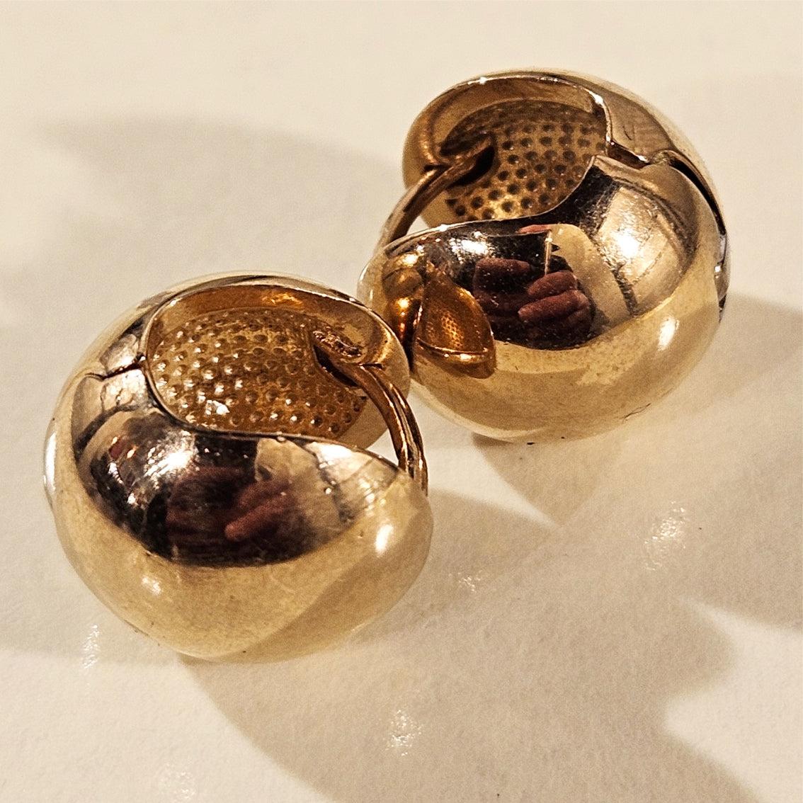 SARINA: Contemporary Ball-Bead Stud Earrings