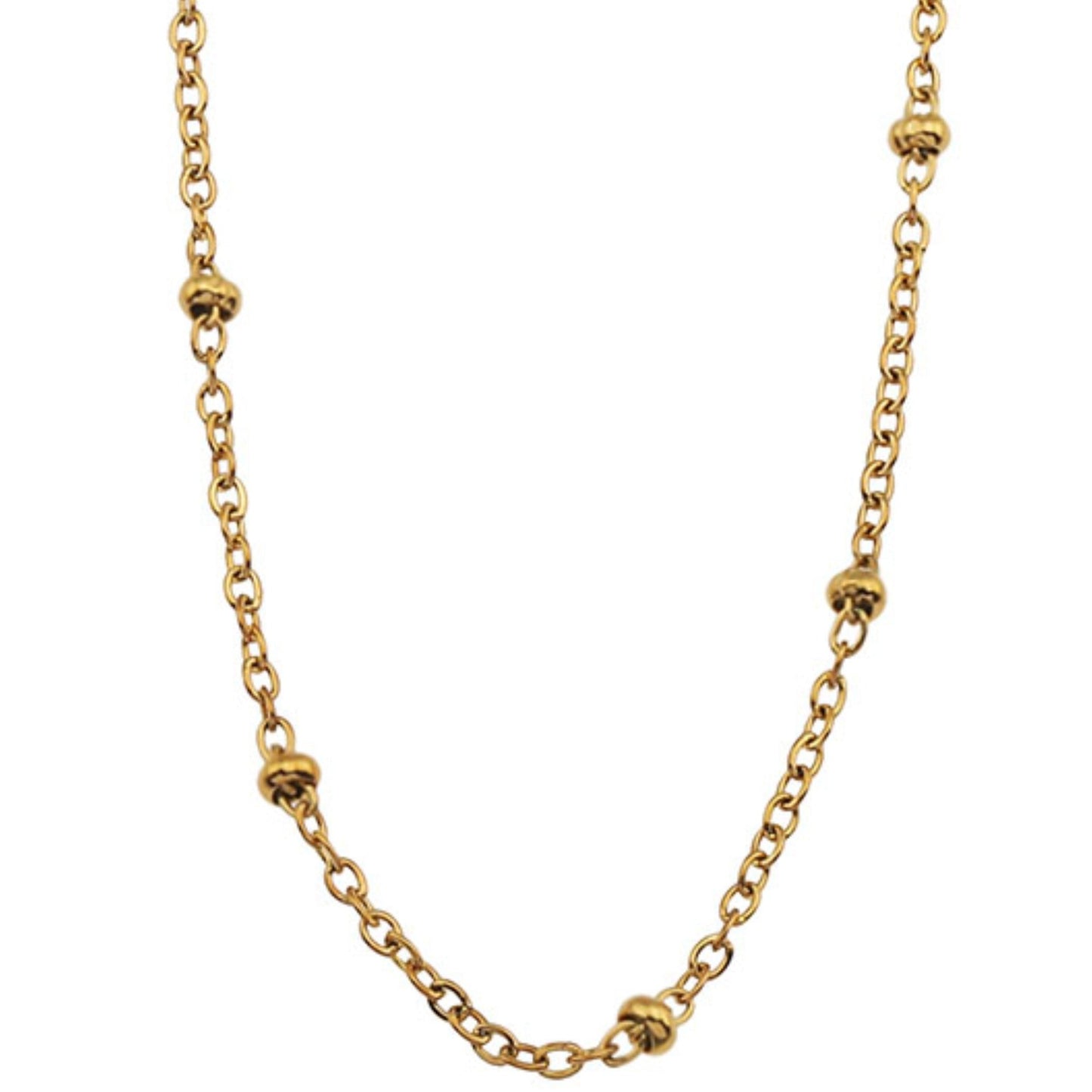 hackney_nine | hackneynine | AVERY210175_necklace | affordable_jewelry | dainty_jewelry | stainless_steel_jewelry | 18K_gold_jewelry | gold_dipped_jewelry | gold-jewelry | circle_jewelry | dainty_necklace | beaded_necklace