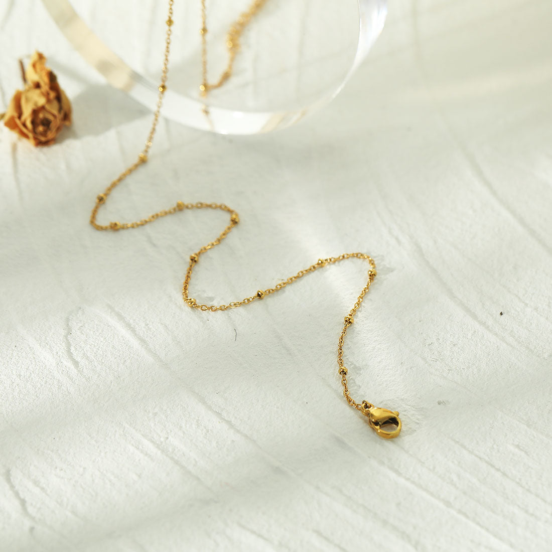 hackney_nine | hackneynine | AVERY210175_necklace | affordable_jewelry | dainty_jewelry | stainless_steel_jewelry | 18K_gold_jewelry | gold_dipped_jewelry | gold-jewelry | circle_jewelry | dainty_necklace | beaded_necklace