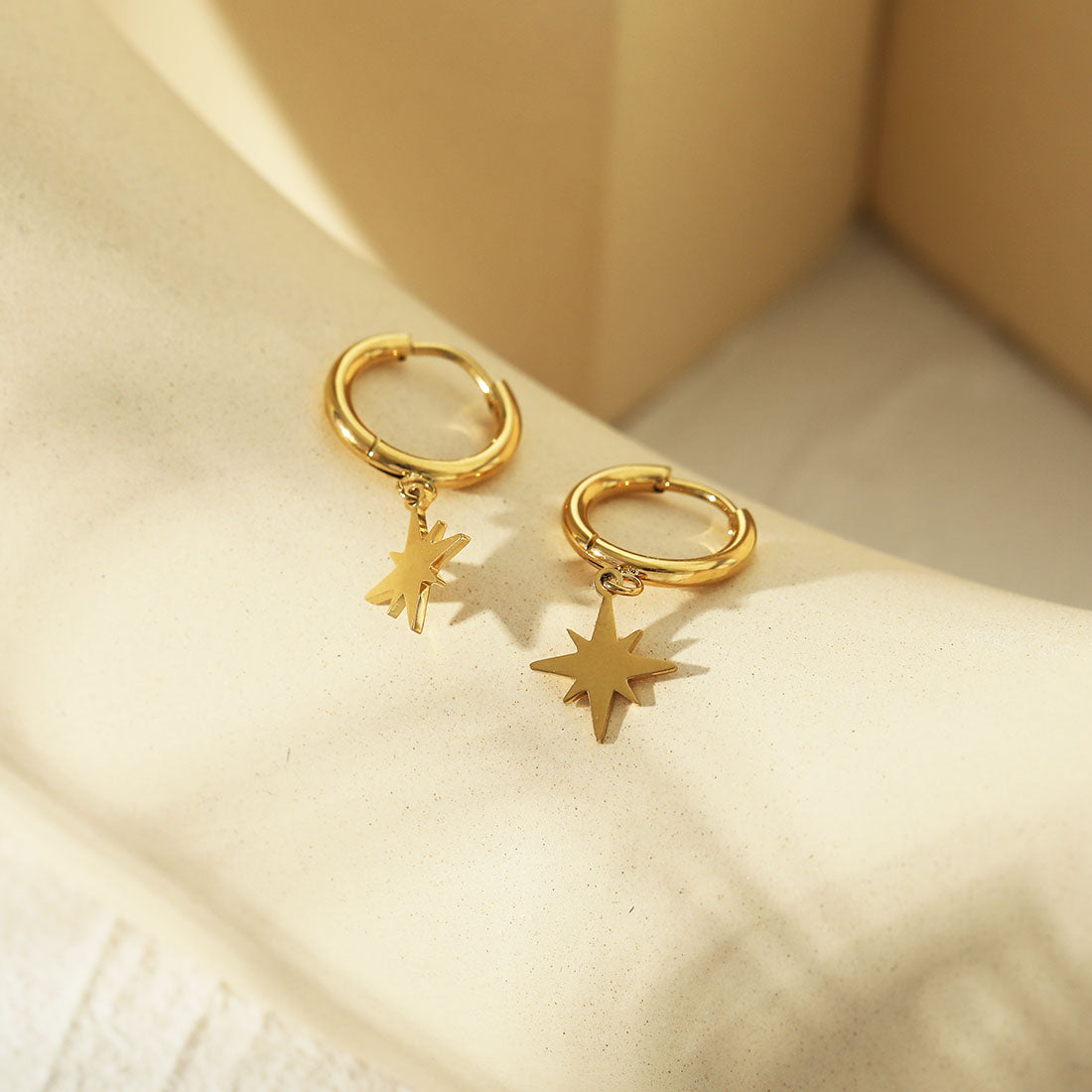 hackney_nine | hackneynine | KAYLIN21255_earrings hoops | affordable_jewelry | dainty_jewelry | stainless_steel_jewelry | 18K_gold_jewelry | gold_dipped_jewelry | gold-jewelry | star_earrings