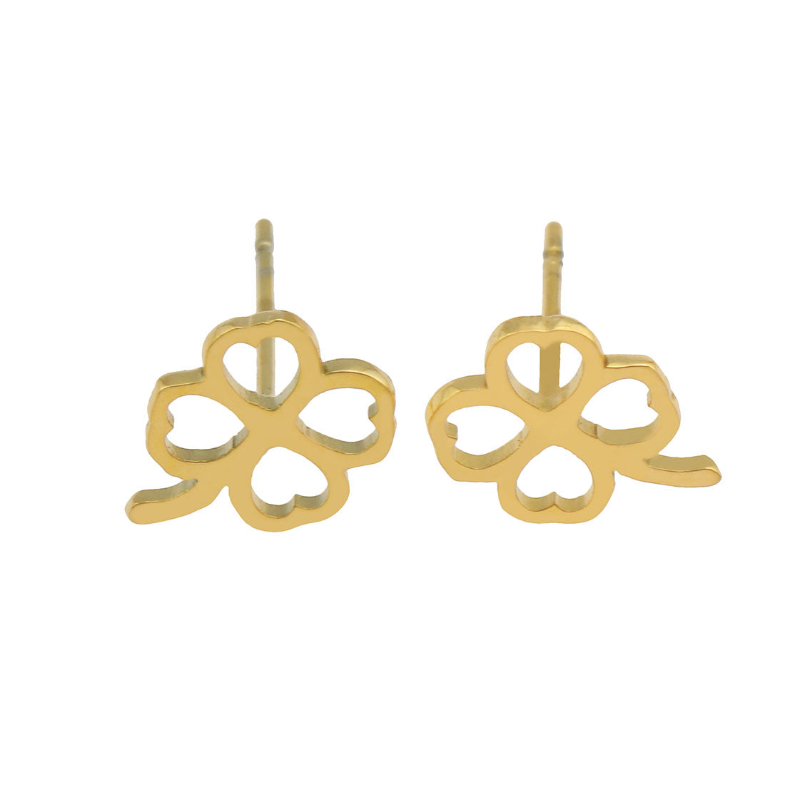 hackney_nine | hackneynine | LUCKY21212_ stud_earrings | stud_earrings | ear_stack | affordable_jewelry | dainty_jewelry | stainless_steel_jewelry | 18K_gold_jewelry | gold_dipped_jewelry | gold-jewelry | lucky_jewelry | four_leaf_clover_jewelry | clover_jewelry