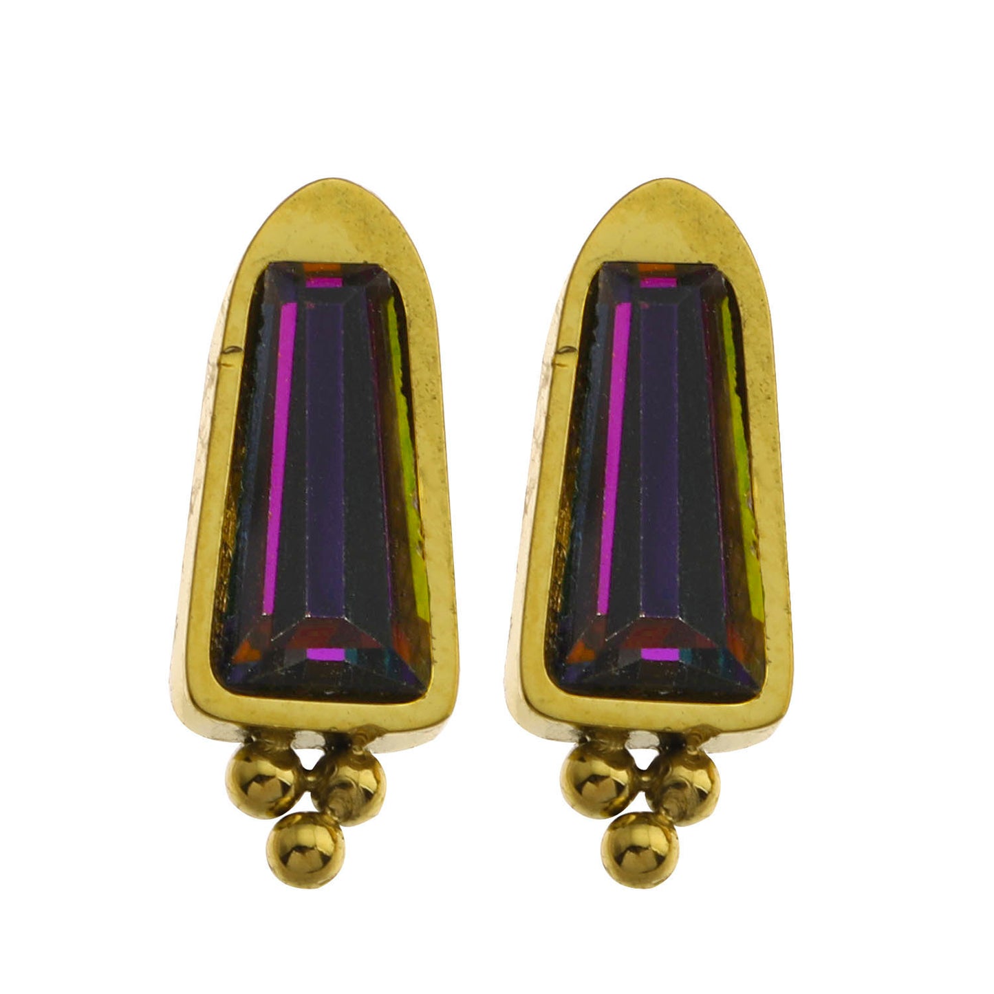 Style: KERSTIN 122215 Vintage Inspired Crystal Stud Earrings