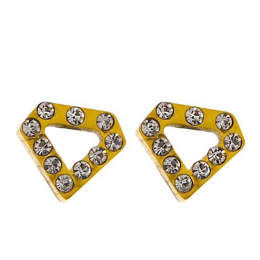 ULLA Geometric Zirconia Stud Earrings
