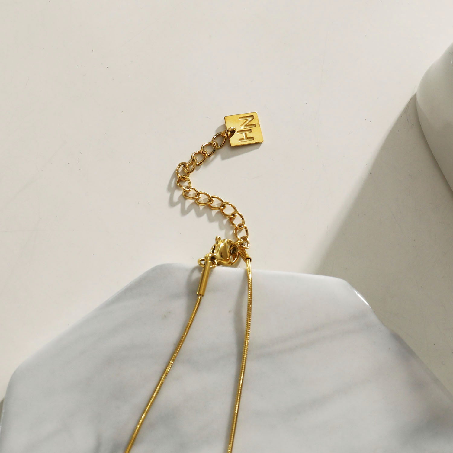 Style: PAULINA 202206 Delicate Beaded Chain Necklace.