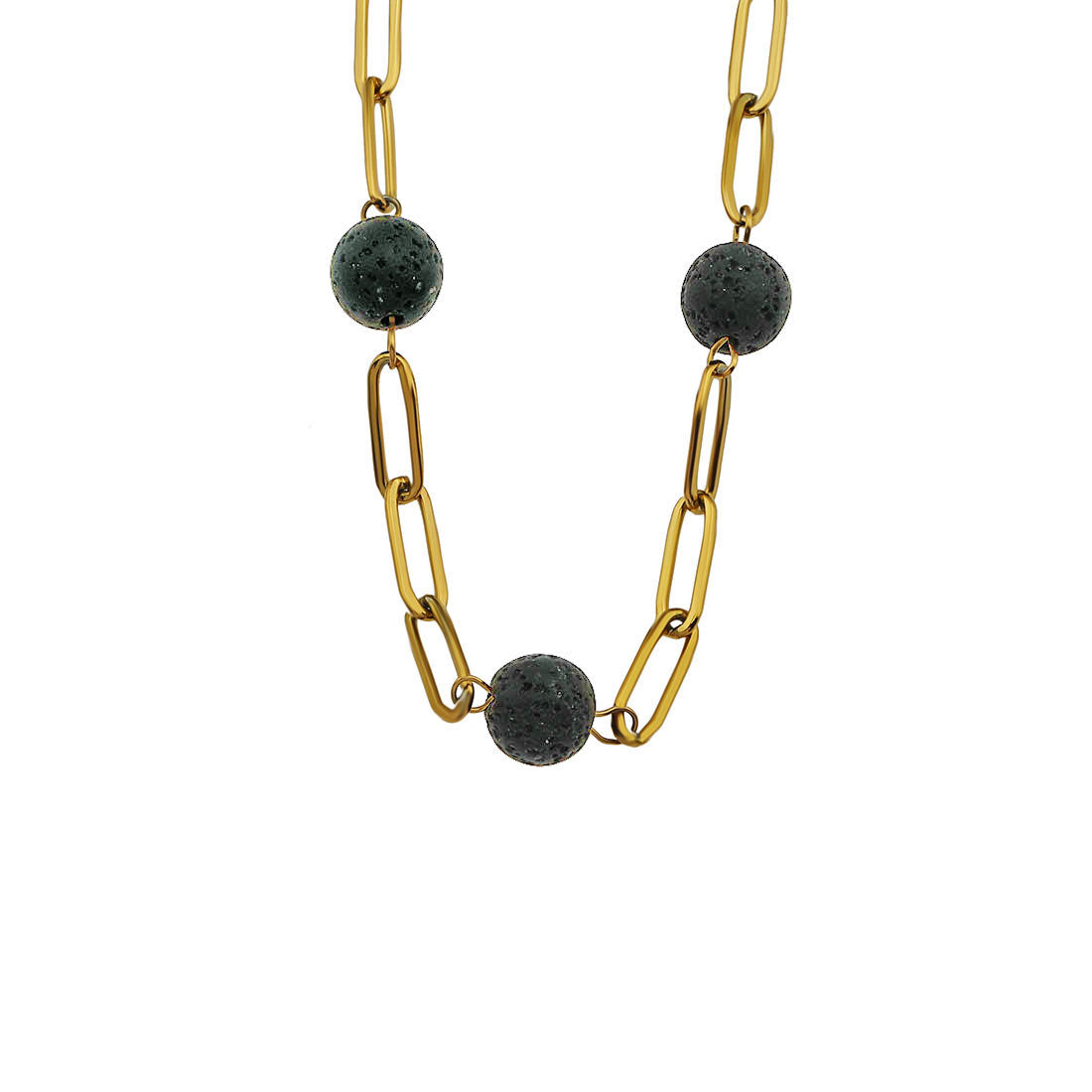 hackney_nine | hackneynine | MYAH212931_necklace | affordable_jewelry | dainty_jewelry | stainless_steel_jewelry | _gold_jewellery | gold_dipped_jewellery | gold-jewellery | lava-stone-jewellery | paperclip_chain | gifts -for-her | gifts-for-mum | gifts-for-mother | gifts-for-females